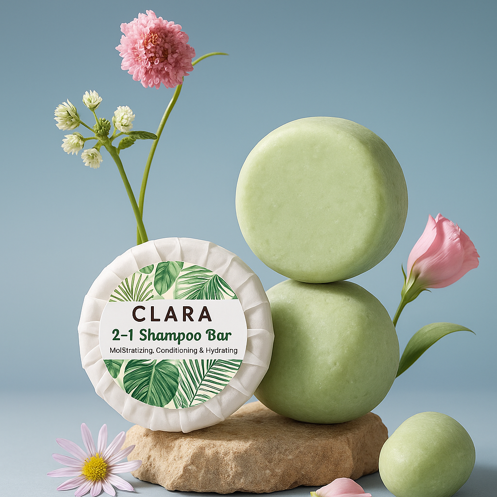 Clara 2-in-1 Moisturizing Shampoo & Conditioner Bar
